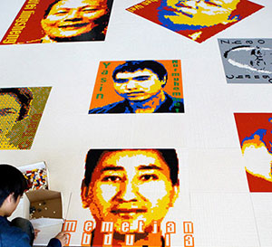 Ai-Weiwei-LEGO-Alcatraz-portraits-2